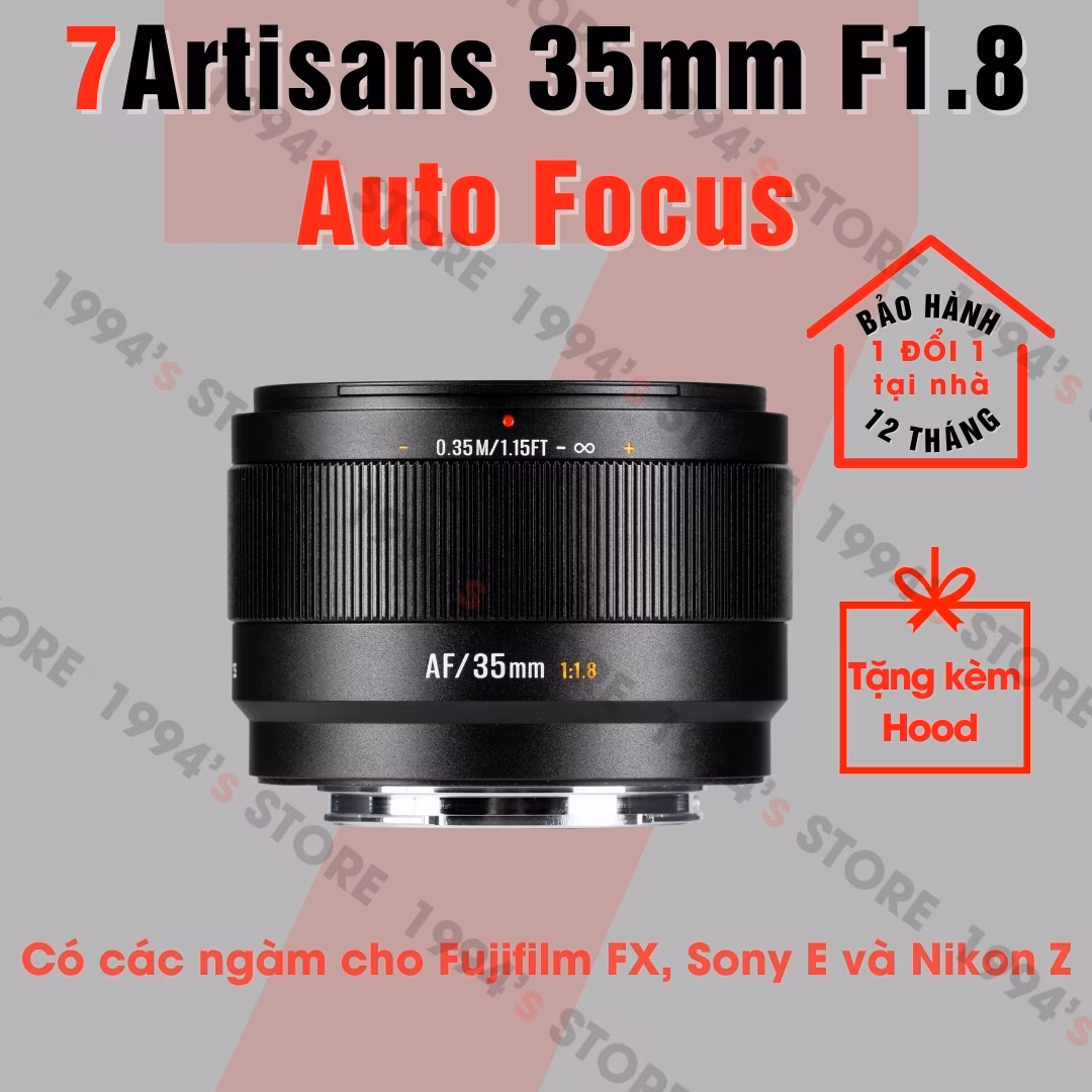 7Artisans 35mm F1.8 Lite AF – Lens đa dụng