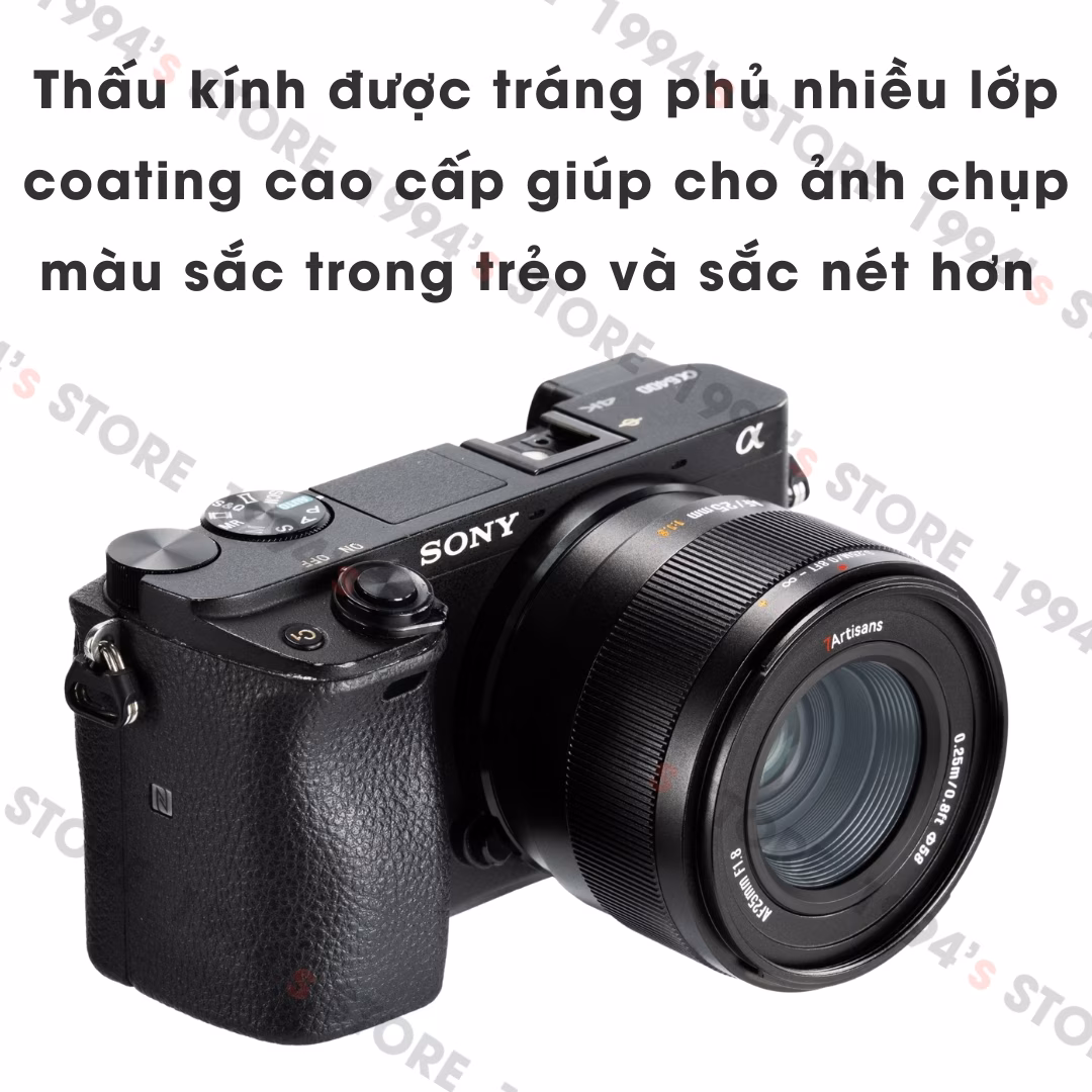 7Artisans 25mm F1.8 Lite AF – Lens góc rộng đa dụng