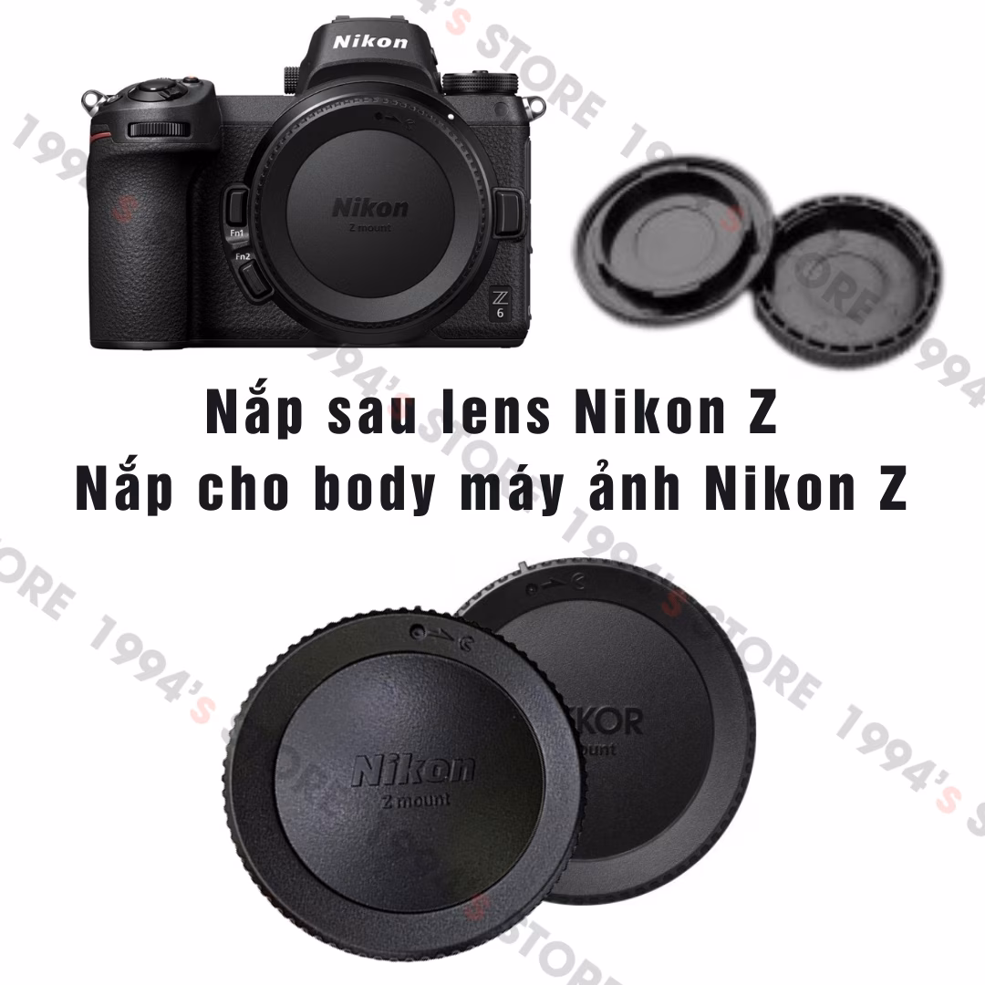 Nắp đậy body, nắp đậy sau lens Nikon Z