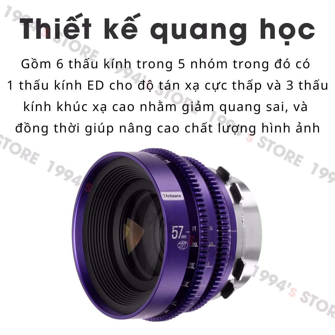 7Artisans 57mm T2.9 FloraBloom Explosive Bokeh – ngàm PL