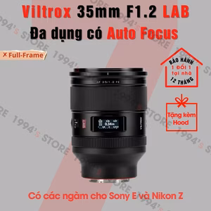 Viltrox AF 35mm F1.2 LAB – Lens đa dụng xóa phông mù mịt dành cho Full-Frame