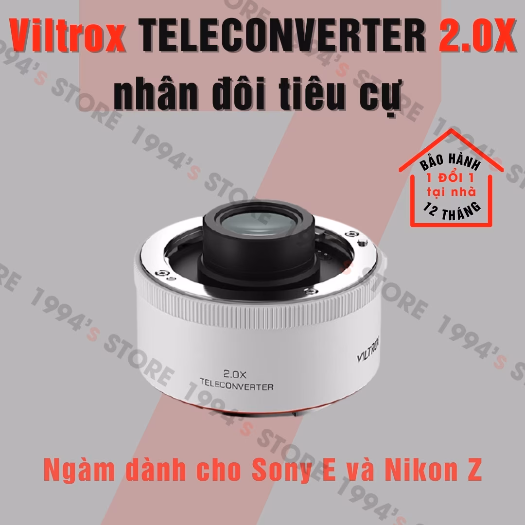 Ngàm chuyển Viltrox TELECONVERTER 2.0X giúp nhân đôi tiêu cự