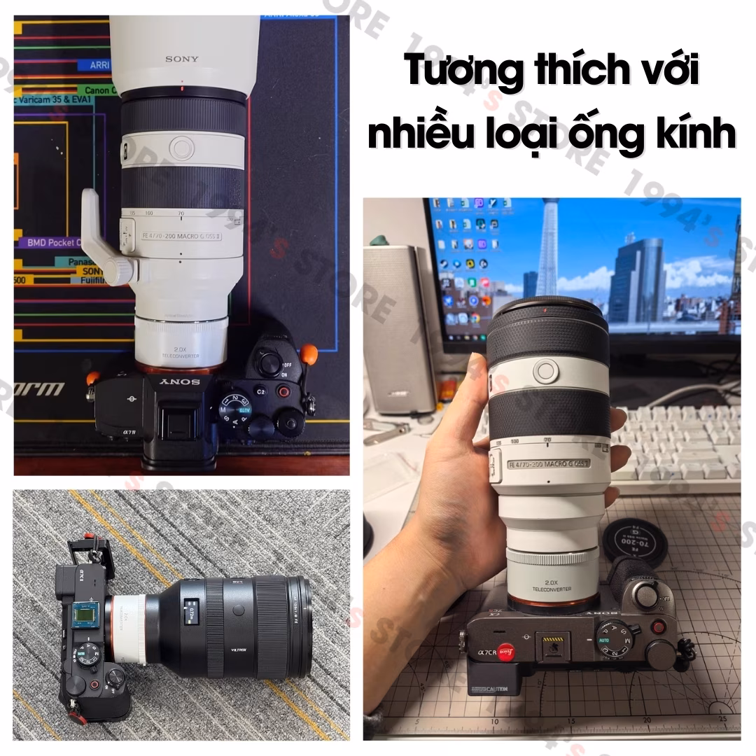 Ngàm chuyển Viltrox TELECONVERTER 2.0X giúp nhân đôi tiêu cự