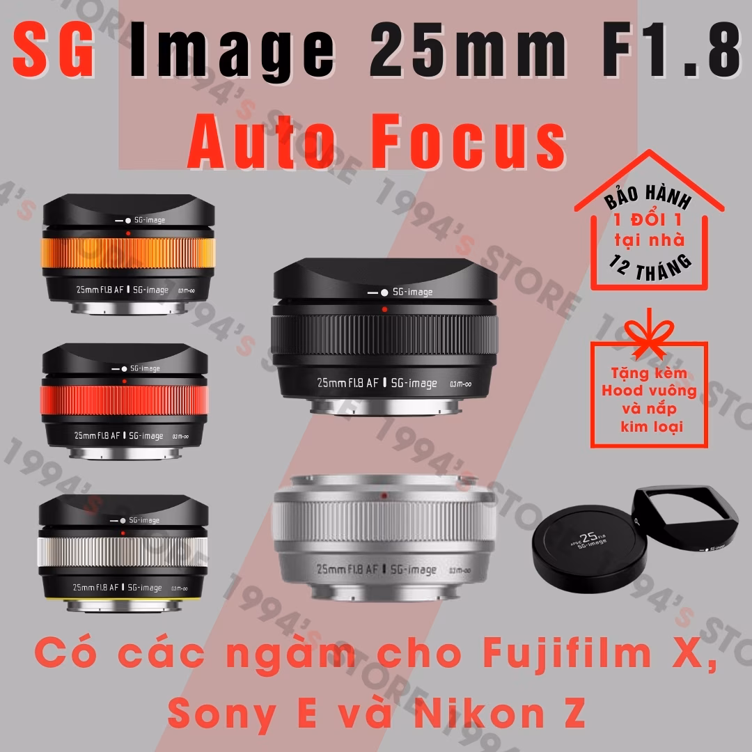 SG Image AF 25mm F1.8 – Lens đa dụng