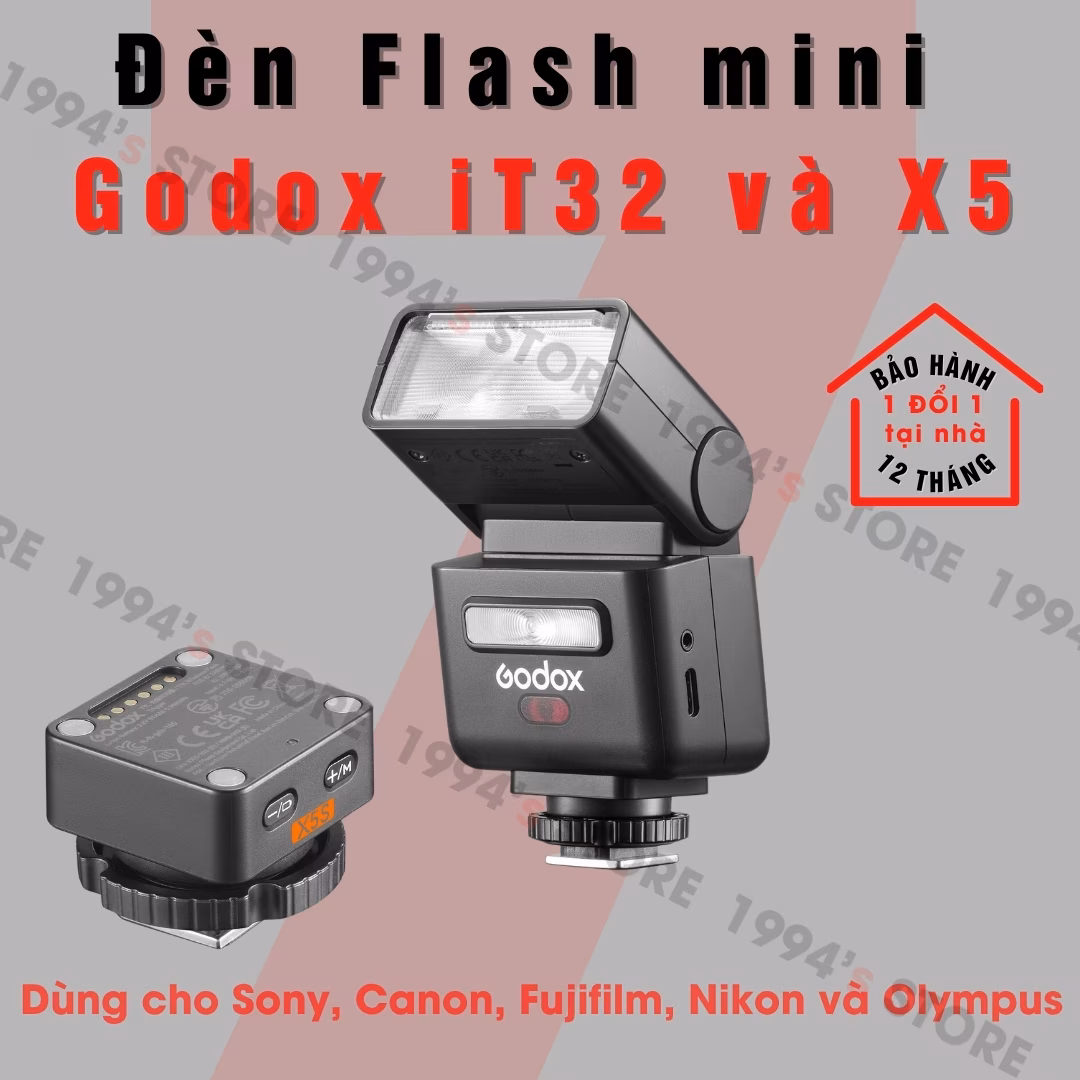 Đèn Flash Godox iT32 và Godox X5