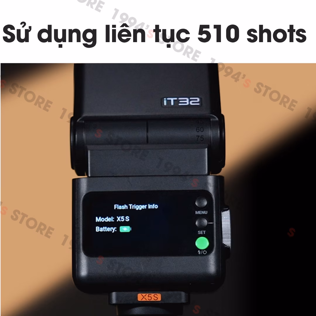 Đèn Flash Godox iT32 và Godox X5