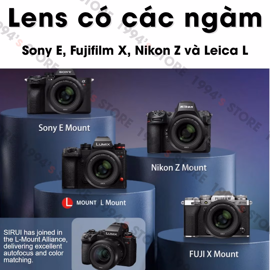 Sirui AURORA 35mm F1.4 Auto Focus – Lens đa dụng cho Full-Frame