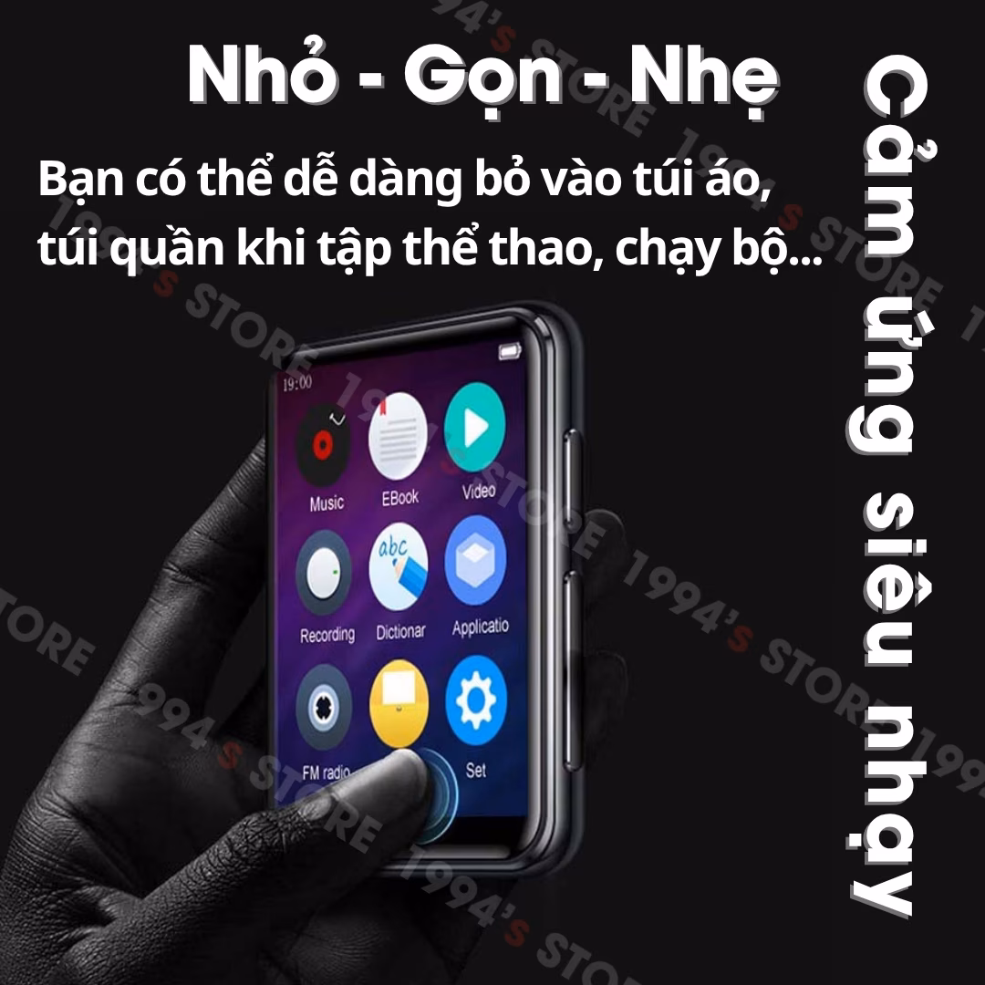 Máy nghe nhạc Benjie H9 Máy nghe nhạc có camera để quay phim chụp ảnh