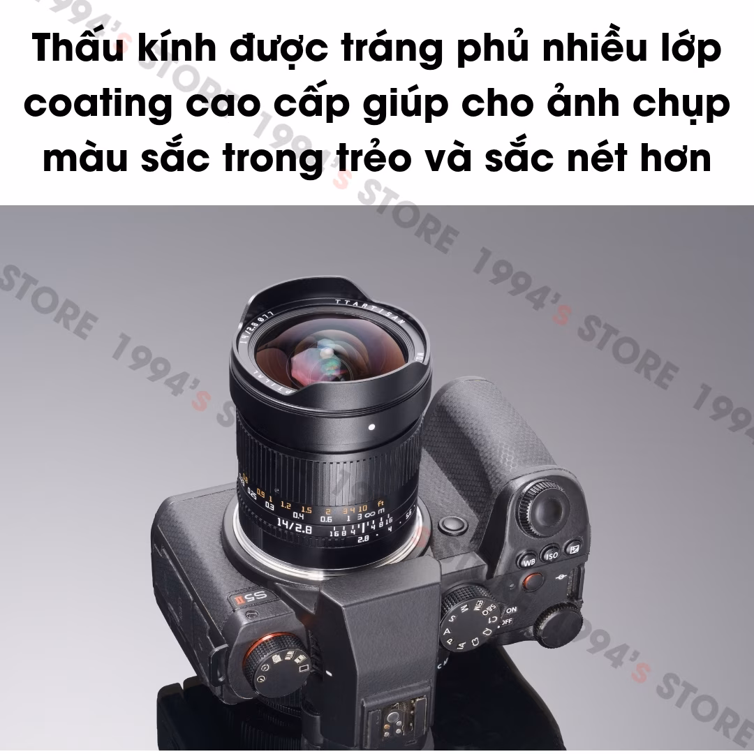 TTArtisan 14mm F2.8 ASPH – Siêu rộng KHÔNG MÉO cho Full Frame