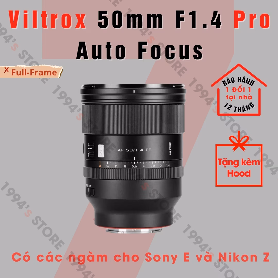 Viltrox AF 50mm F1.4 Pro – Lens chân dung xóa phông for Full-Frame