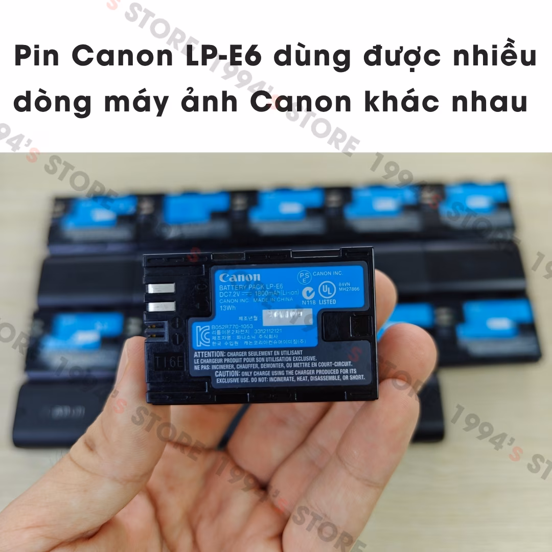 Pin cho máy ảnh Canon LP-E6