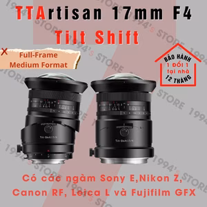 TTArtisan 17mm F4 Tilt Shift – Lens siêu rộng có Tilt Shift dành cho Full-Frame