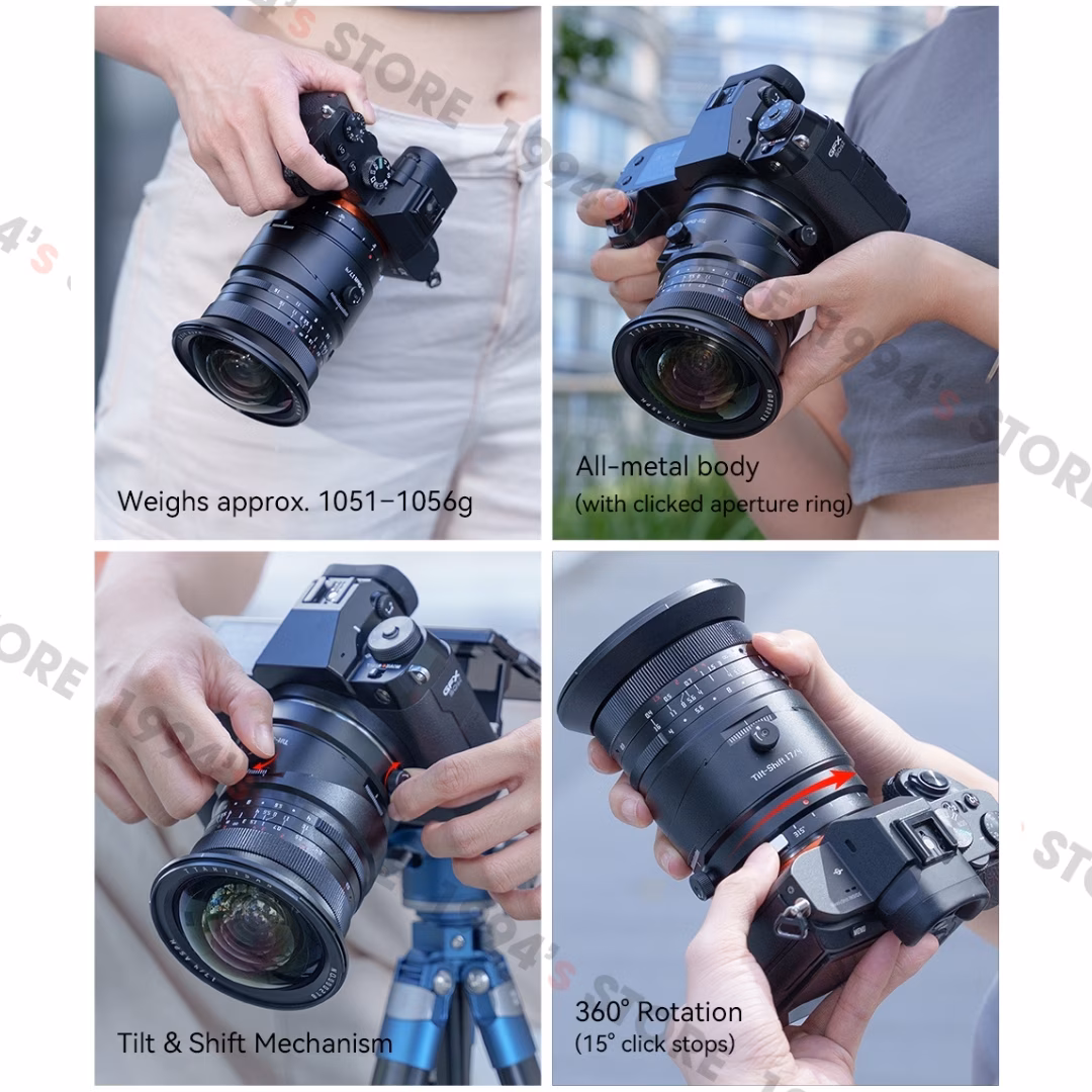 TTArtisan 17mm F4 Tilt Shift – Lens siêu rộng có Tilt Shift dành cho Full-Frame