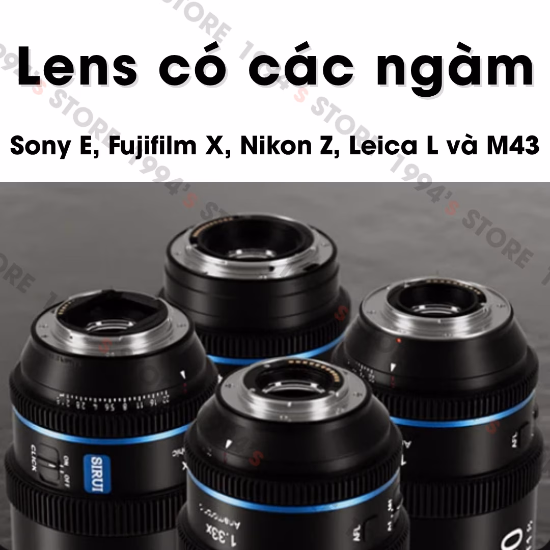 Sirui 40mm T1.8 AF 1.33X Anamorphic Cine Super35