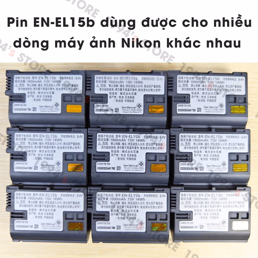 Pin máy ảnh Nikon EN-EL15b