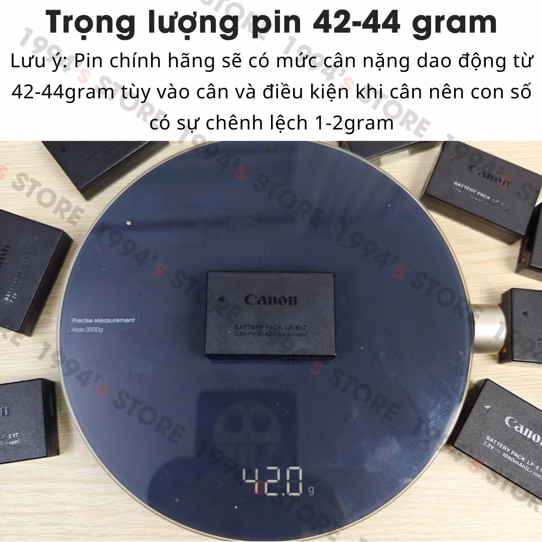 Pin cho máy ảnh Canon LP-E17