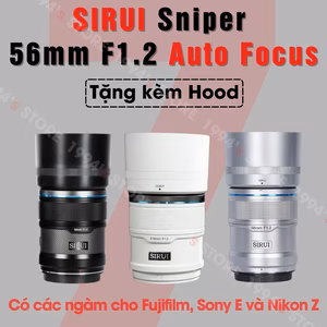 SIRUI 56mm F1.2 Auto Focus – Sirui Sniper AF lens chân dung