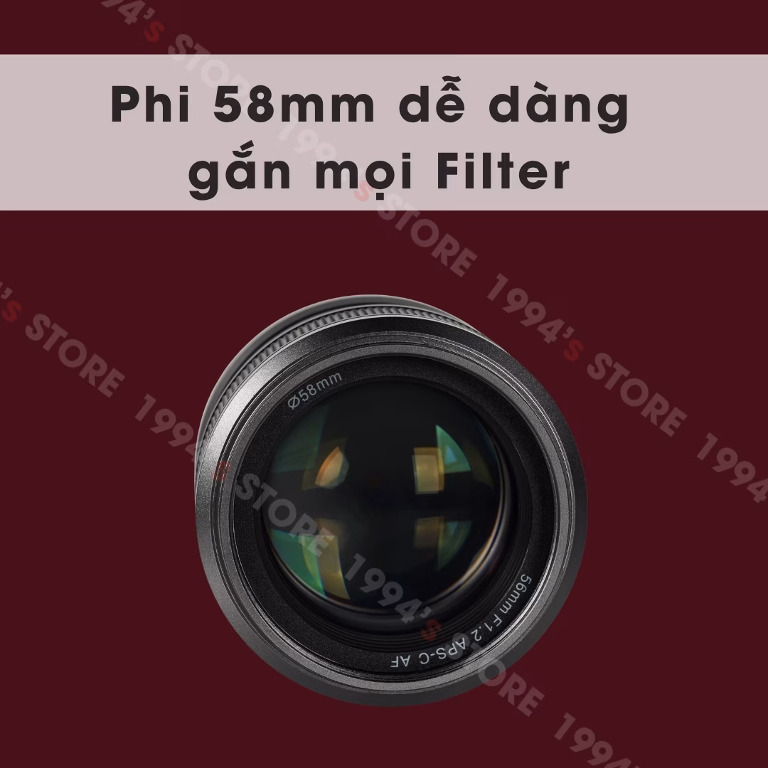 SIRUI 56mm F1.2 Auto Focus – Sirui Sniper AF lens chân dung