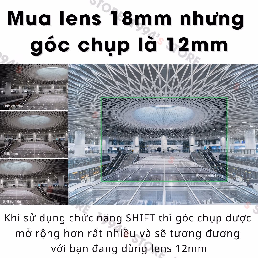 AstrHori 18mm F5.6 SHIFT – Lens Pancake siêu rộng kèm Shift