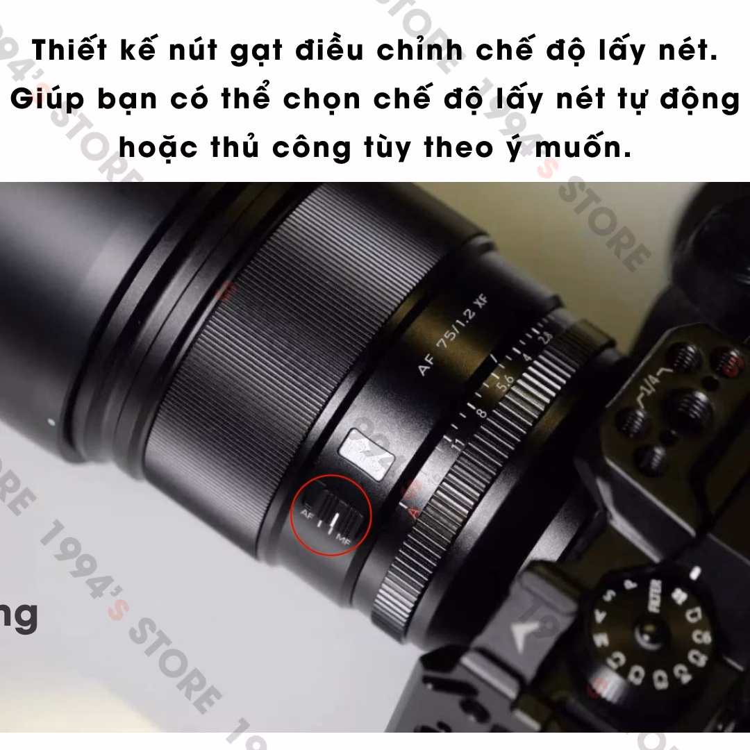 Viltrox 75mm F1.2 Pro Auto Focus – Lens chuyên chân dung