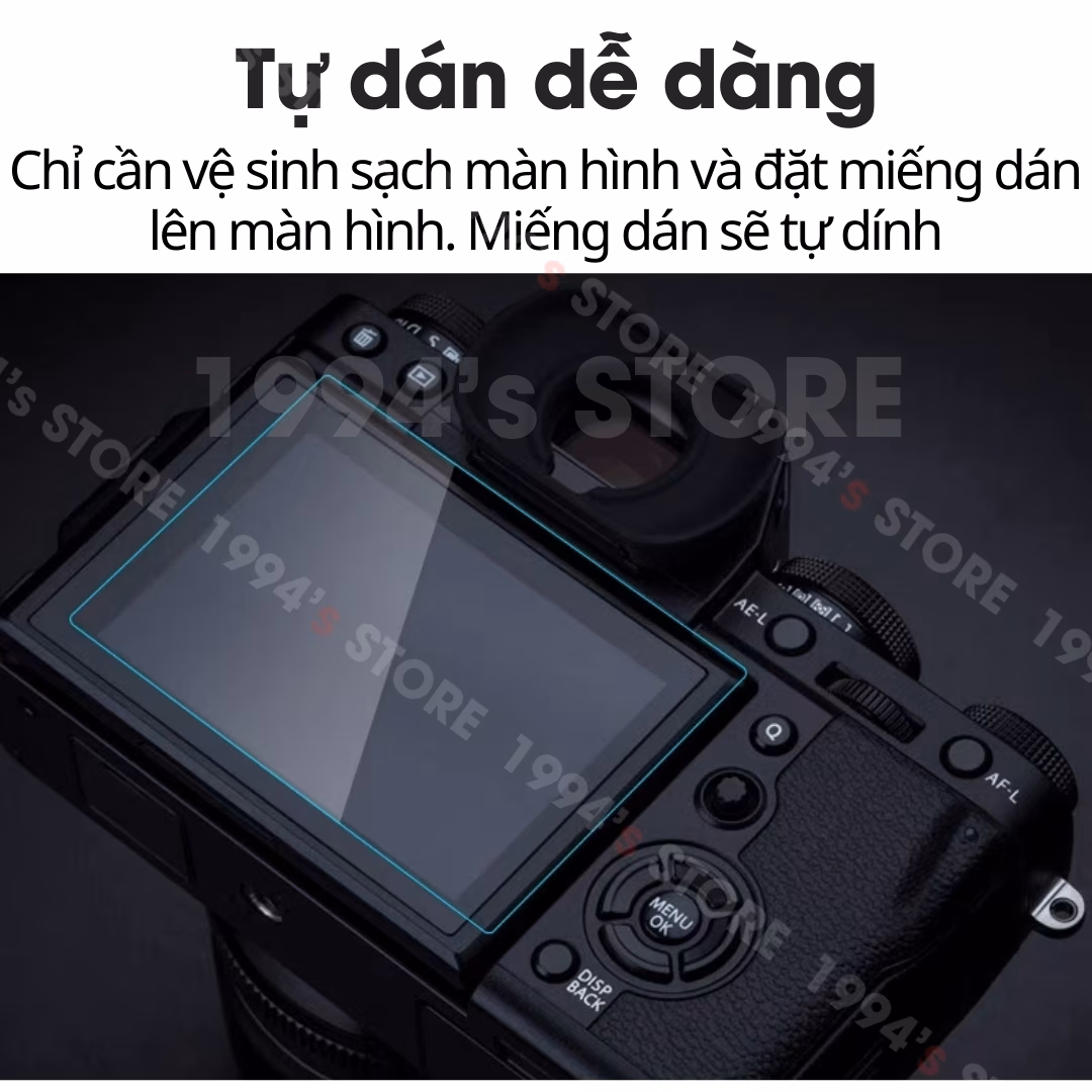 Kính cường lực máy ảnh Canon R