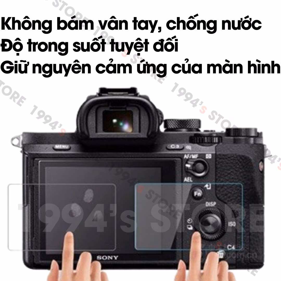 Kính cường lực cho máy ảnh Canon EOS M