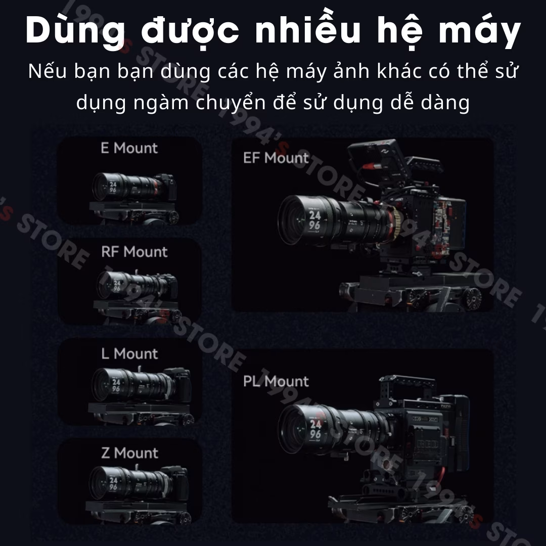 7Artisans 24-96mm T2.9 Sprite Cine Zoom for Super35