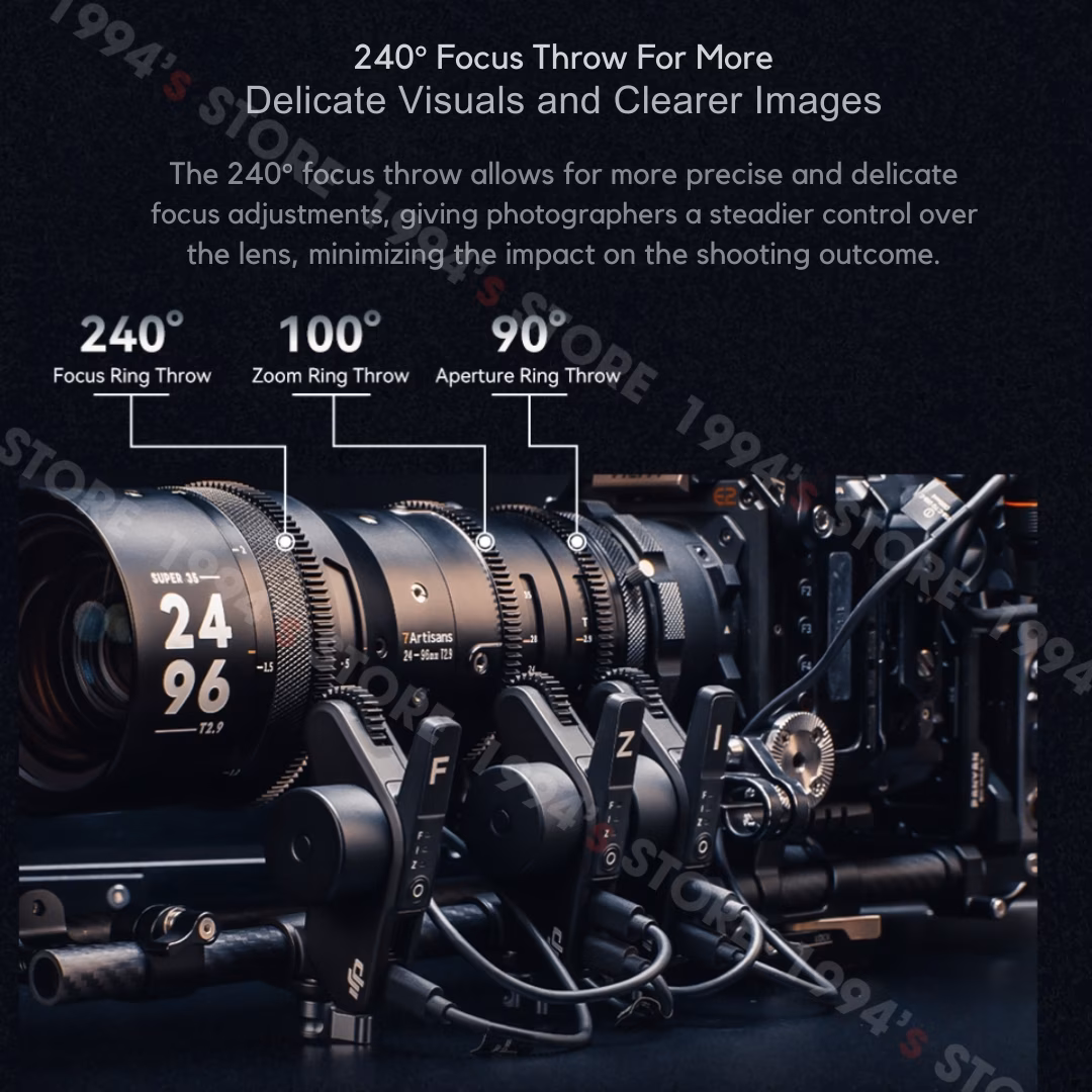 7Artisans 24-96mm T2.9 Sprite Cine Zoom for Super35