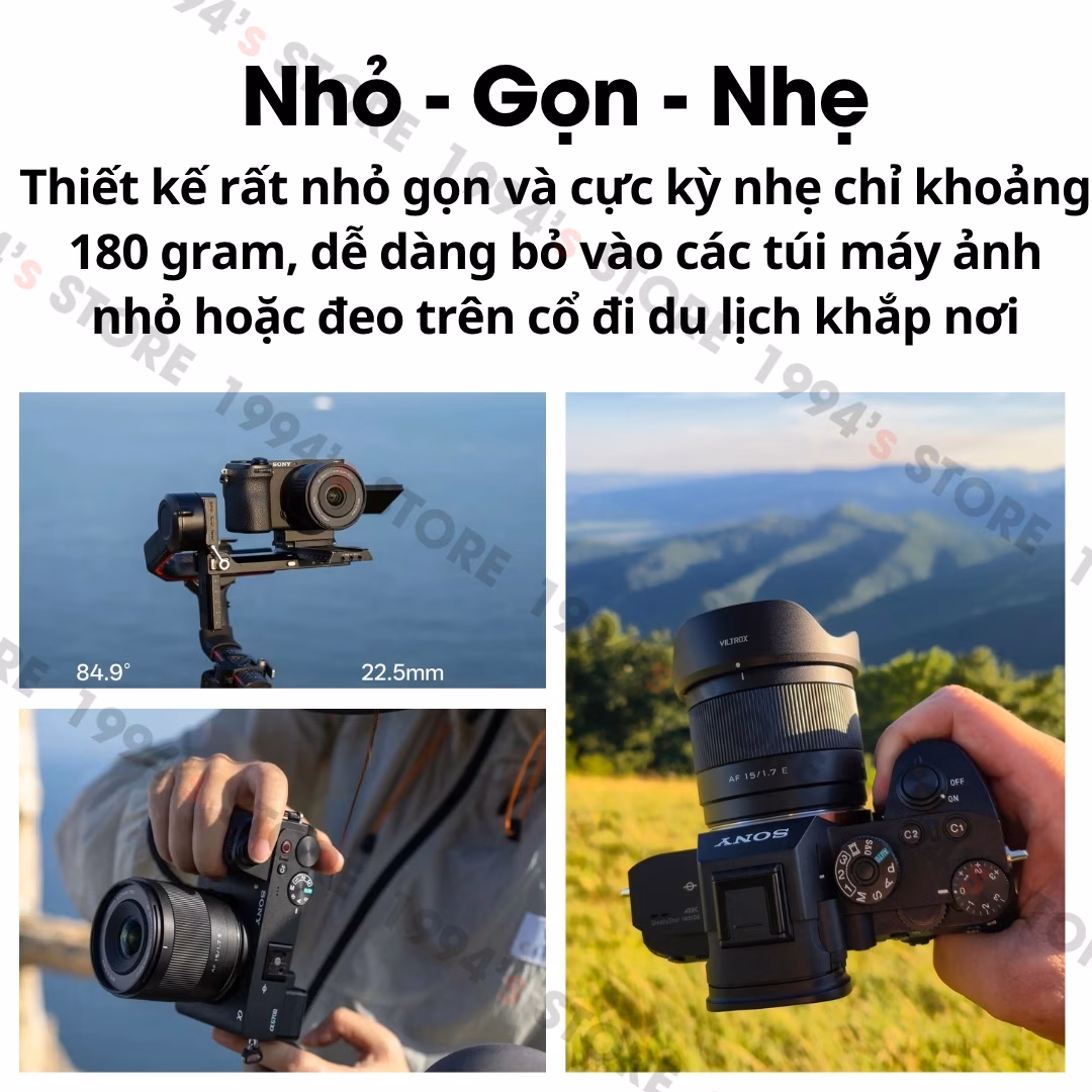 Viltrox AF 15mm F1.7 lens siêu rộng nhỏ gọn có lấy nét tự động