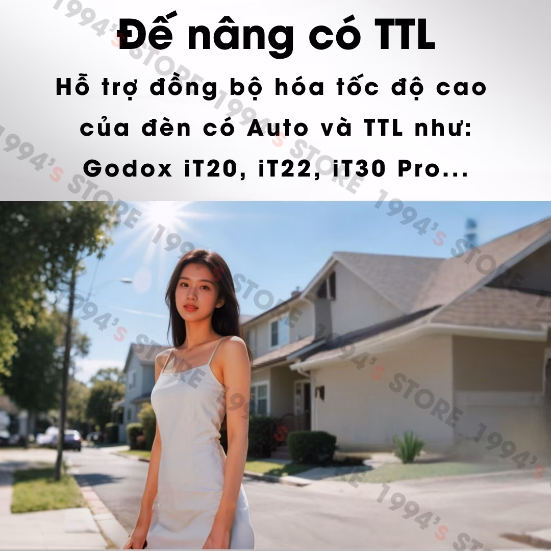 Đế nâng Hotshoe Godox TR dùng cho đèn Flash có Auto TTL