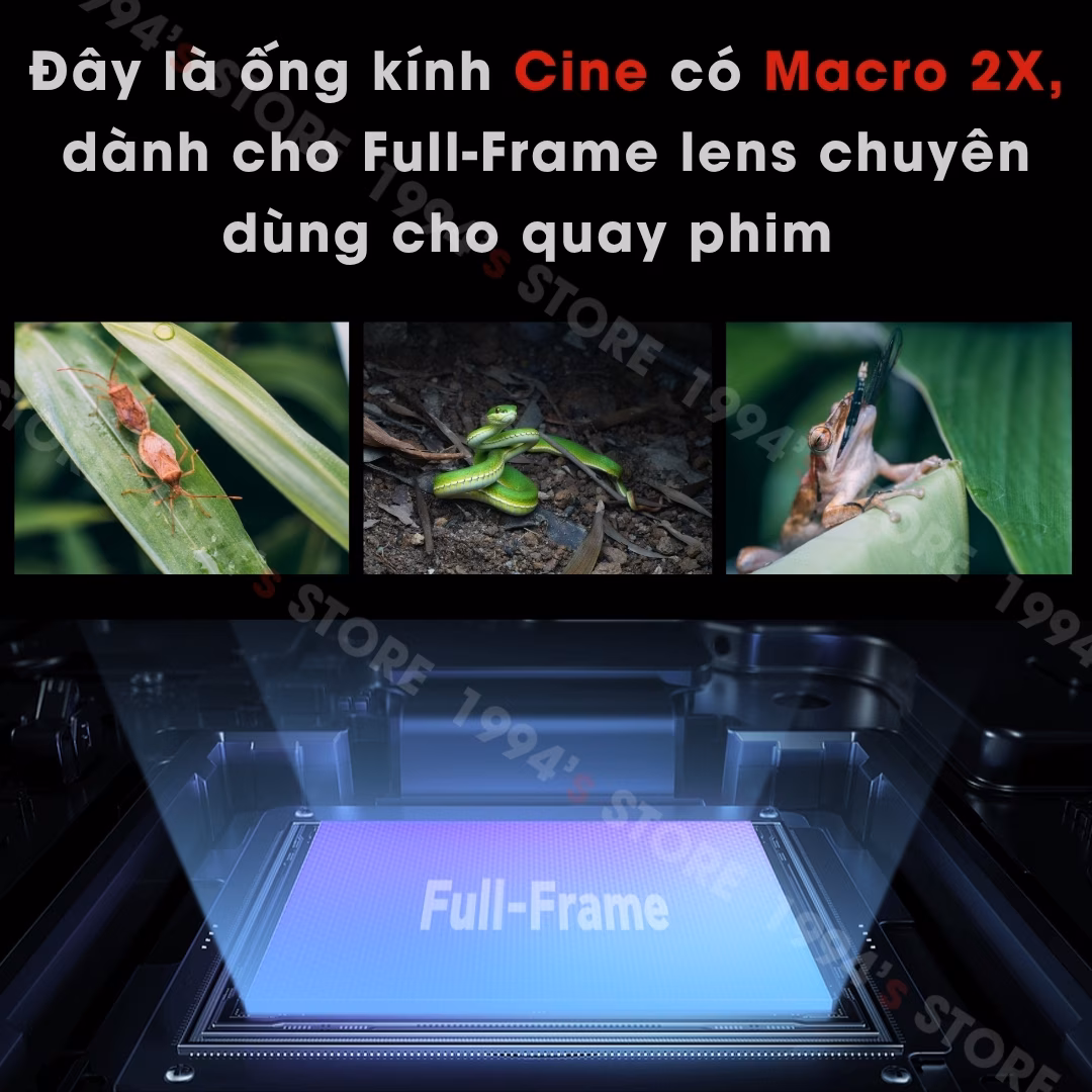 7Artisans 65mm T2.9 Infinte Cine Macro 2X – Lens dành cho Full-Frame