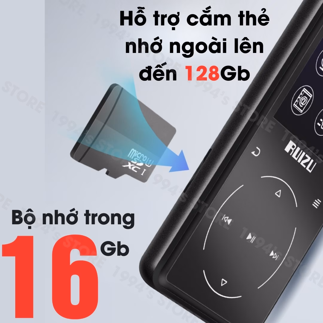 Máy Nghe Nhạc Ruizu D16