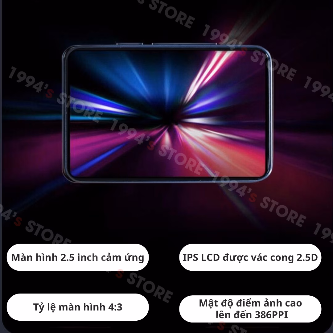 Máy nghe nhạc cảm ứng giá rẻ Benjie X5