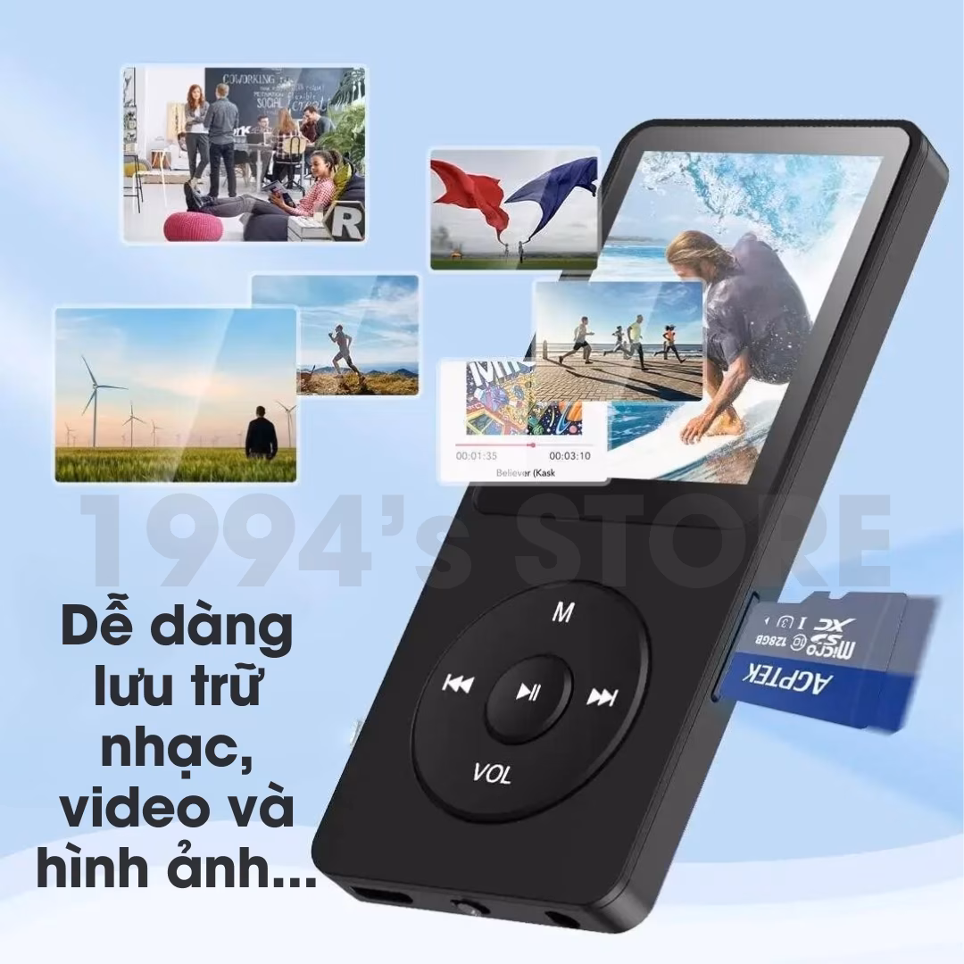 Máy nghe nhạc Ruizu X02