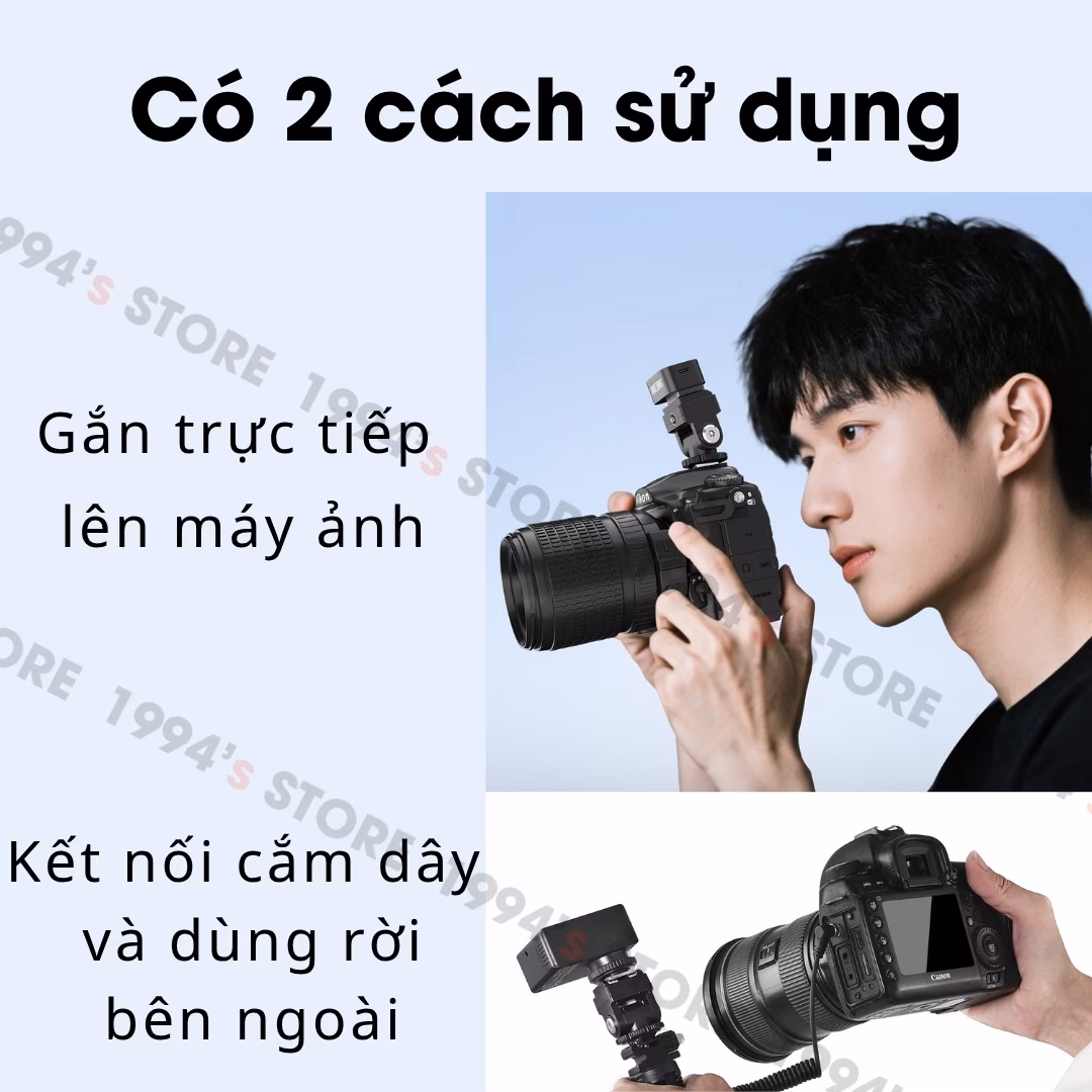 Đế nâng chân Hotshoe/Coldshoe có thể điều chỉnh góc linh hoạt 180 độ dùng cho các đèn Flash Godox, Ulanzi, Medalight….