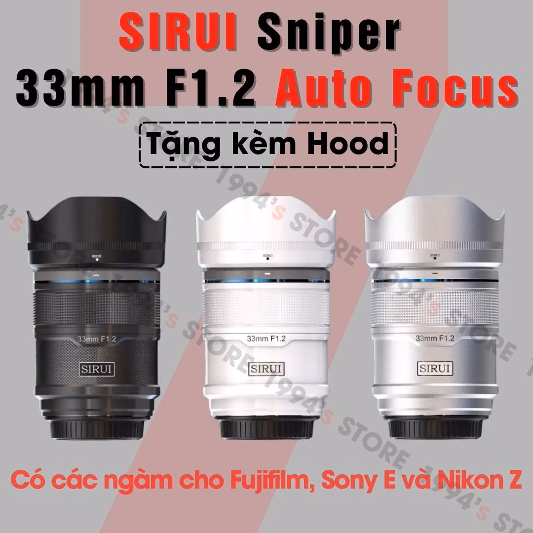 SIRUI 33mm F1.2 Auto Focus – Sirui Sniper AF