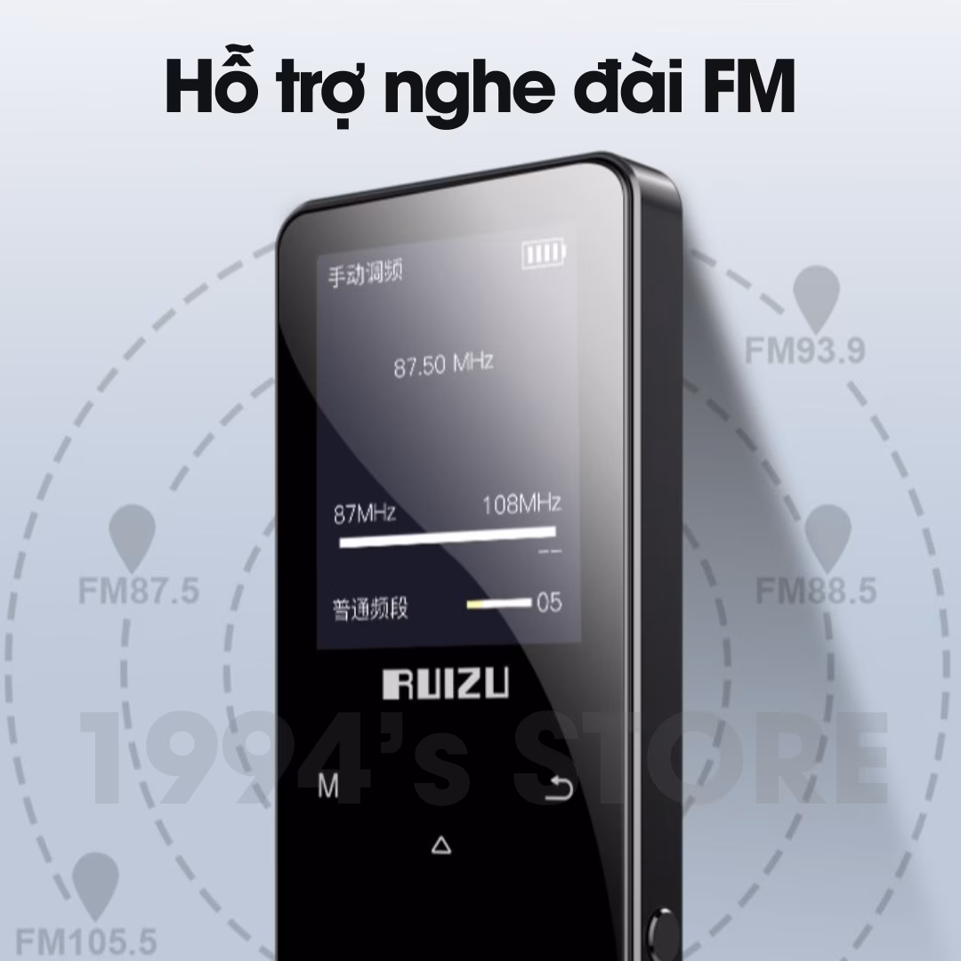 Máy Nghe Nhạc Ruizu D51