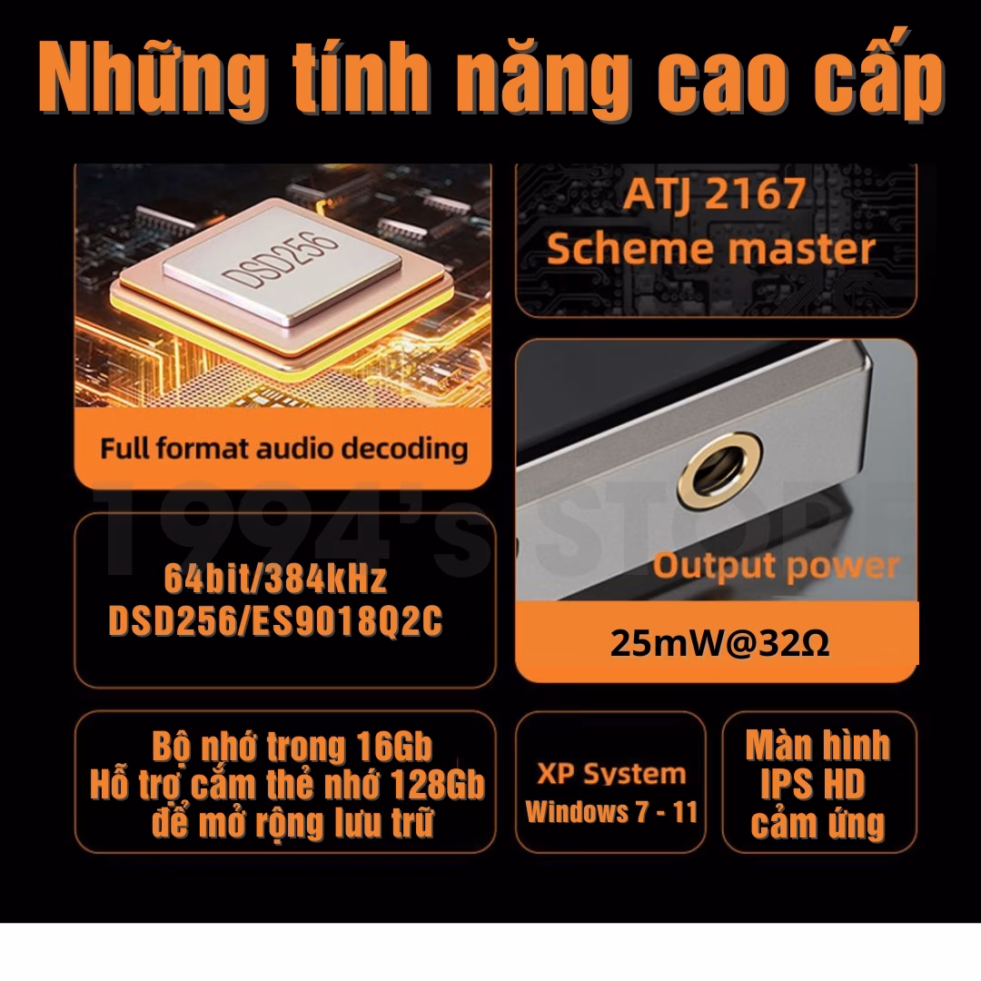 Máy nghe nhạc Ruizu A55