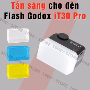 Bộ tản sáng 3 màu cho đèn Flash Godox iT30 Pro – Phiên bản cao cấp không bị hở sáng
