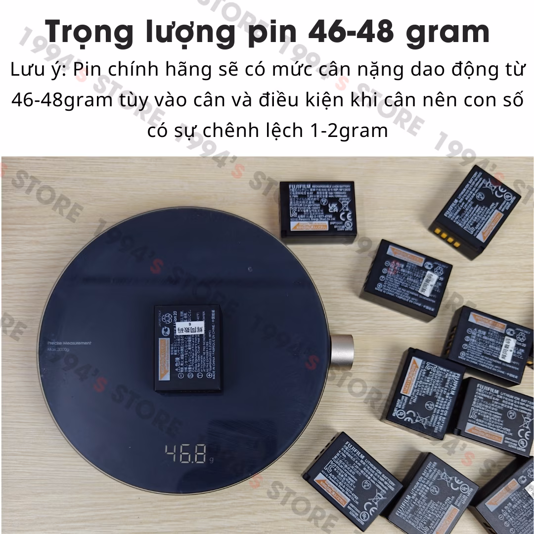Pin cho máy ảnh Fujifilm NP-W126S
