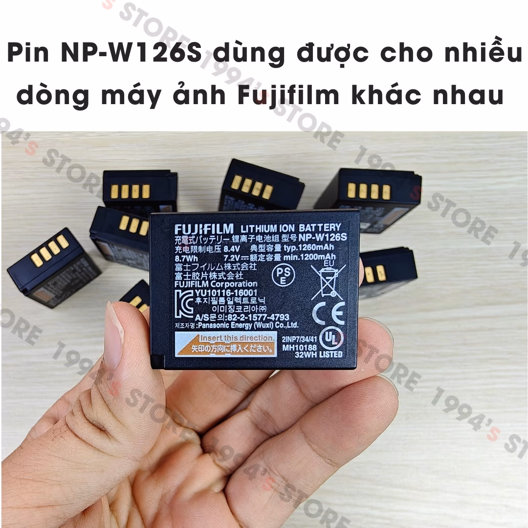 Pin cho máy ảnh Fujifilm NP-W126S