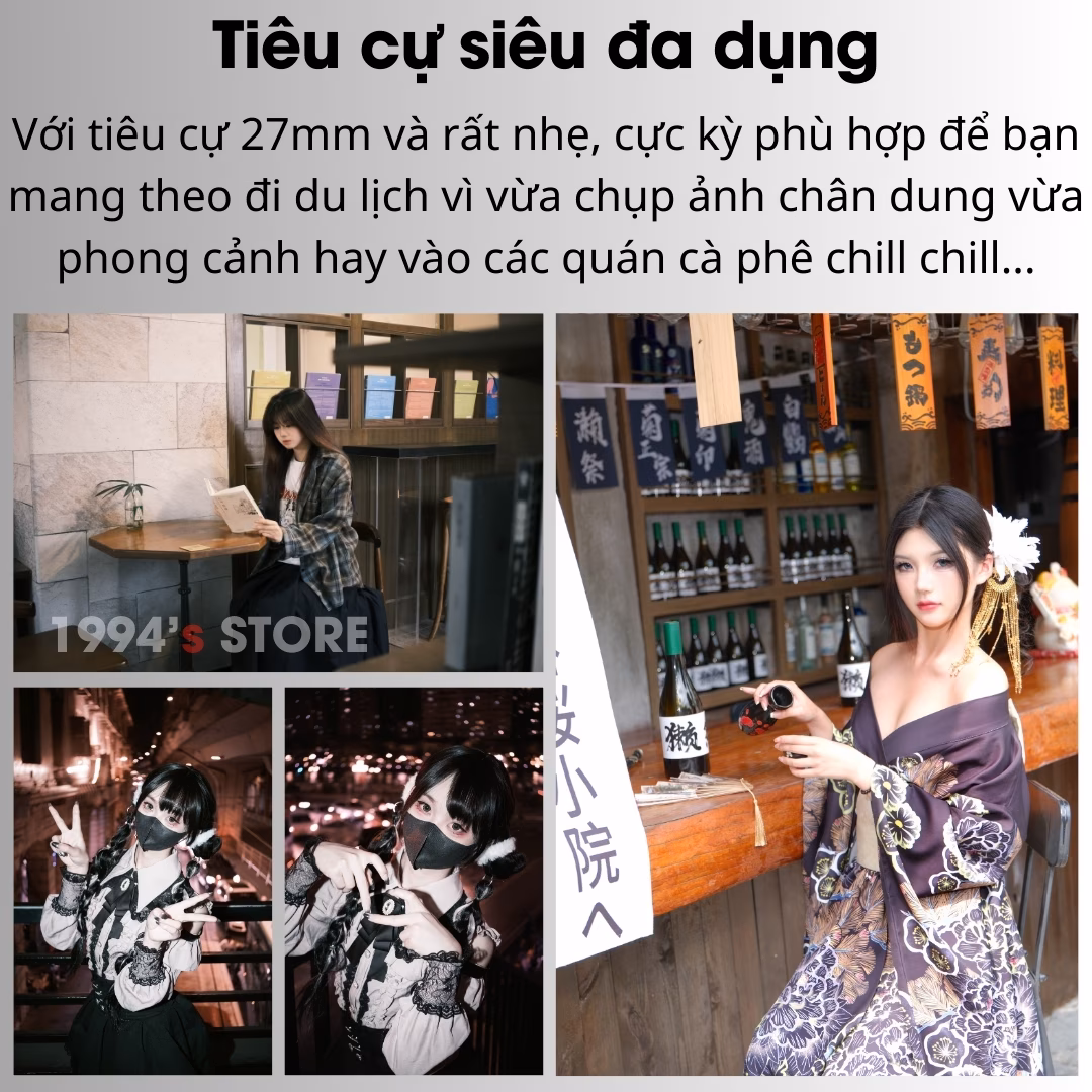 AstrHori AF 27mm F2.8 Auto Focus – Lens đa dụng lấy nét tự động nhỏ gọn