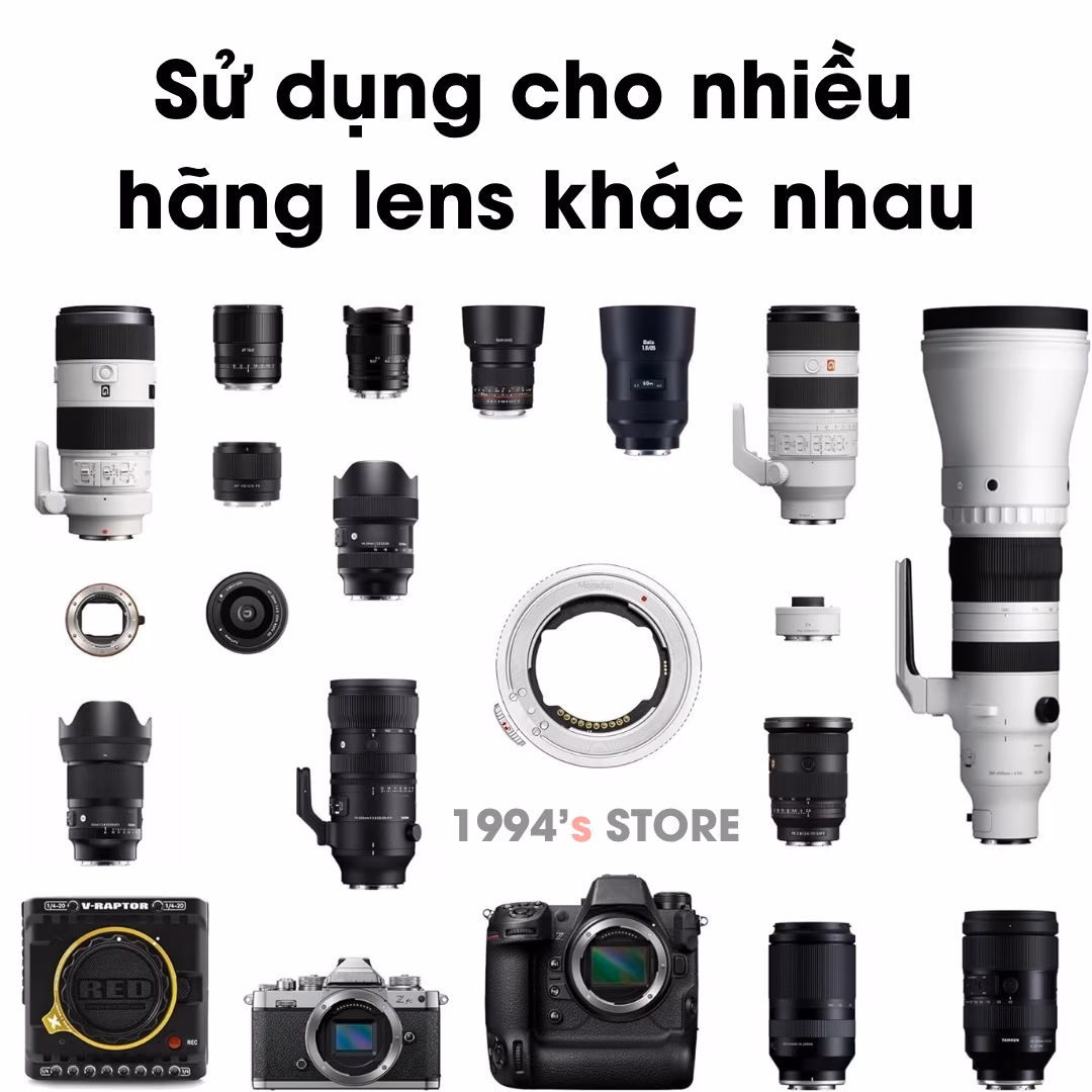 Ngàm chuyển MEGADAP ETZ21 PRO+ dùng lens ngàm Sony E cho máy Nikon Z – Adapter MEGADAP ETZ21 PRO+ bản nâng cao