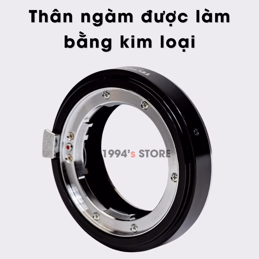 Ngàm chuyển Techart TZM-02 – Biến lens MF thành lens AF – Dùng cho máy ảnh Nikon Z sử dụng các ống kính ngàm Leica M