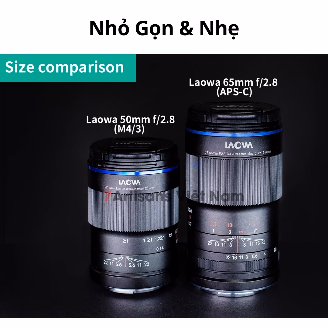 Laowa 50mm F2.8 2X Ultra Macro APO dành riêng cho M4/3