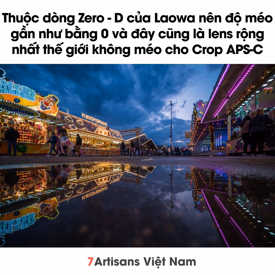 [Siêu lướt 99%] Laowa 9mm F2.8 Zero-D Siêu Rộng KHÔNG Méo