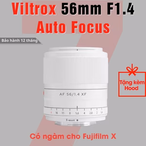 Viltrox AF 56mm F1.4 Auto Focus White Limited Edition (màu Trắng) chuyên chân dung lấy nét tự động cho FujfilmX