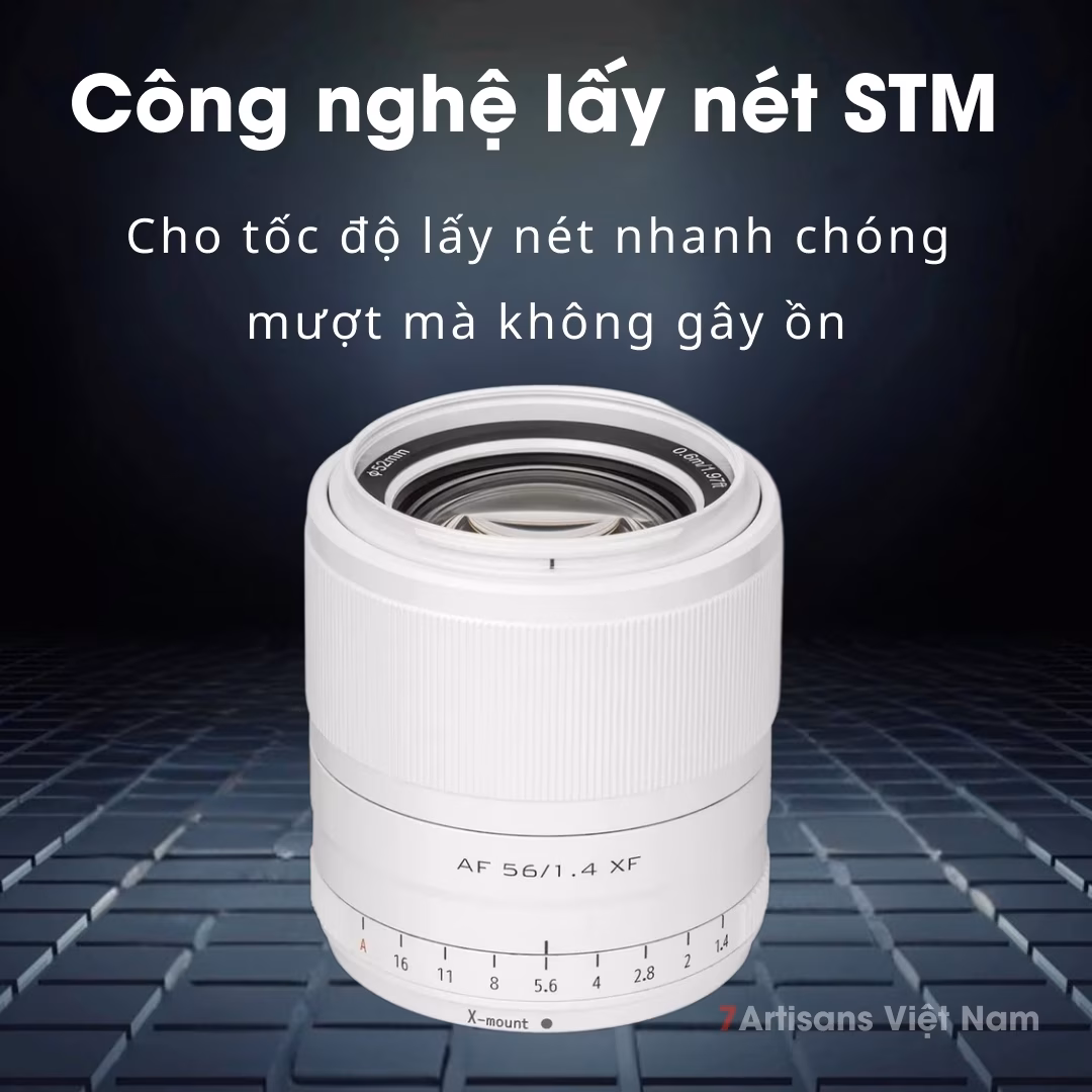 Viltrox AF 56mm F1.4 Auto Focus White Limited Edition (màu Trắng) chuyên chân dung lấy nét tự động cho FujfilmX