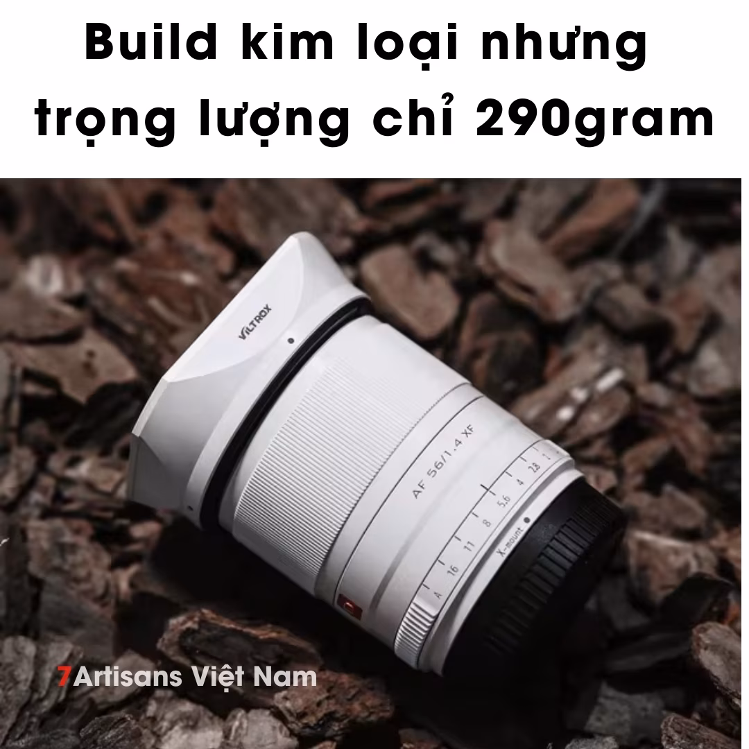 Viltrox AF 56mm F1.4 Auto Focus White Limited Edition (màu Trắng) chuyên chân dung lấy nét tự động cho FujfilmX