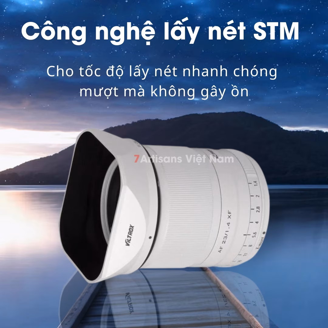 Viltrox 23mm F1.4  AutoFocus White Limited Edition (Trắng) – Lens góc rộng đa dụng lấy nét tự động cho Fujifilm